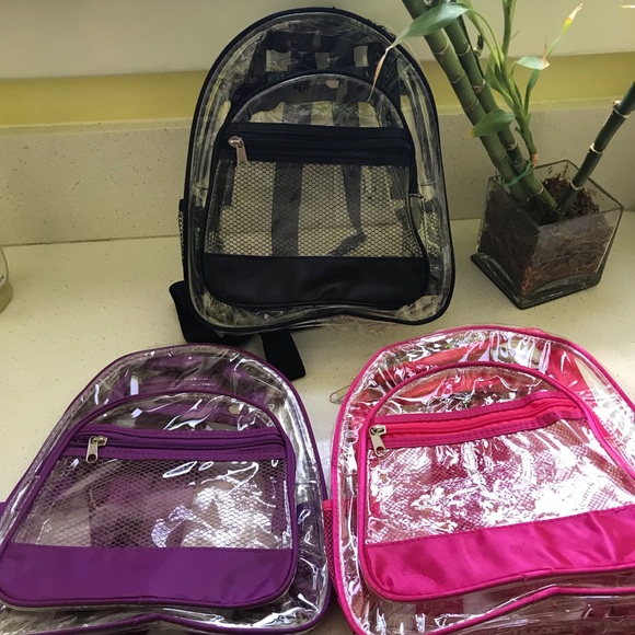 cute transparent backpacks